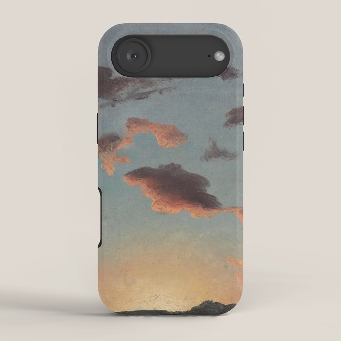 "Cloud Study" by Knud Baade, 1838 iPhone Case