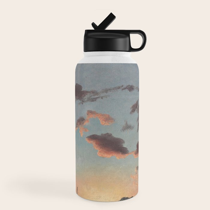 "Cloud Study" by Knud Baade, 1838 Water Bottle