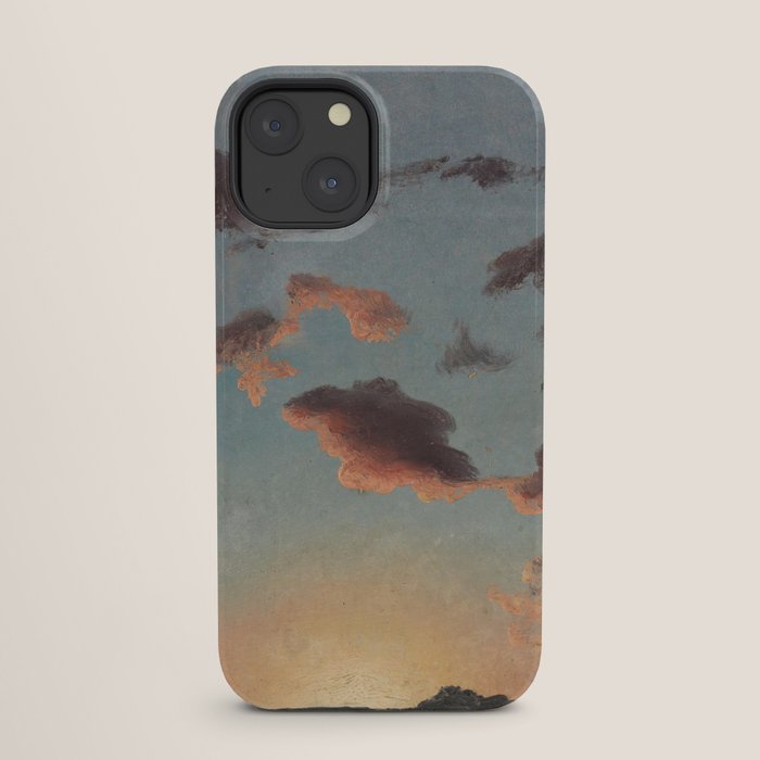 "Cloud Study" by Knud Baade, 1838 iPhone Case