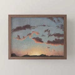 "Cloud Study" by Knud Baade, 1838 Mini Art Print