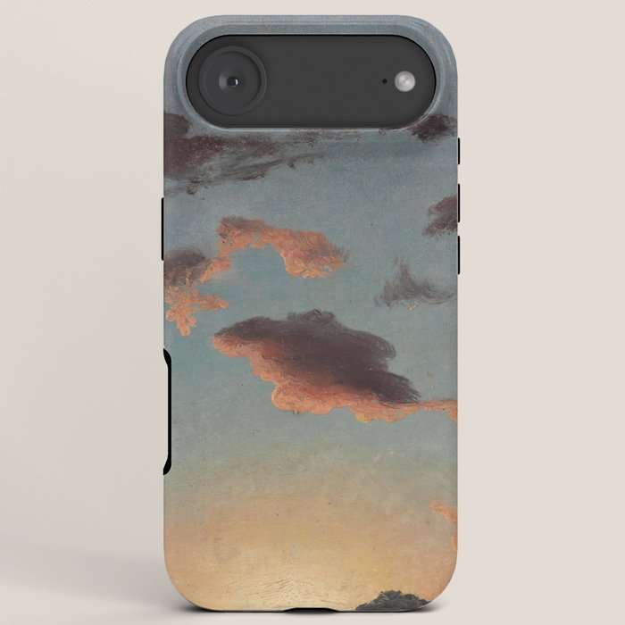 "Cloud Study" by Knud Baade, 1838 iPhone Case