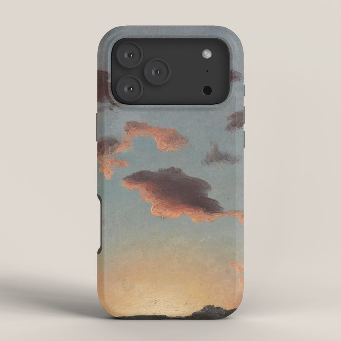 "Cloud Study" by Knud Baade, 1838 iPhone Case