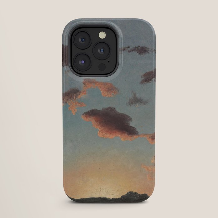 "Cloud Study" by Knud Baade, 1838 iPhone Case