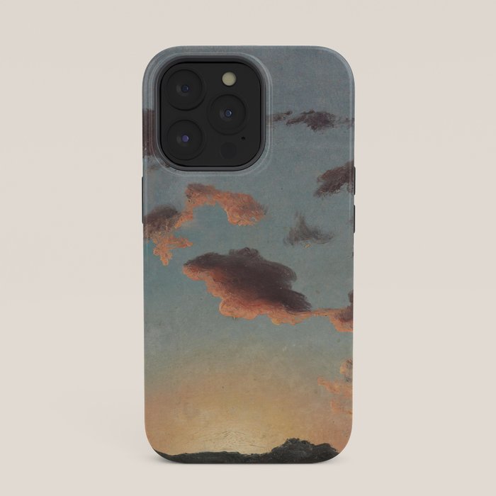 "Cloud Study" by Knud Baade, 1838 iPhone Case