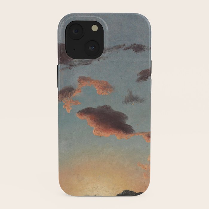 "Cloud Study" by Knud Baade, 1838 iPhone Case