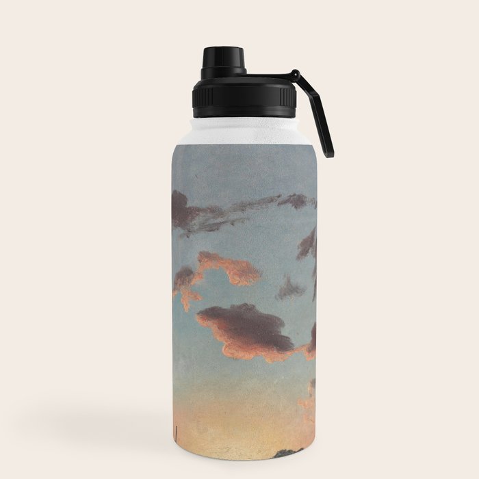 "Cloud Study" by Knud Baade, 1838 Water Bottle
