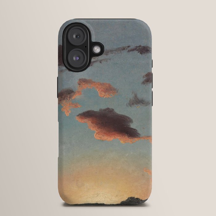 "Cloud Study" by Knud Baade, 1838 iPhone Case