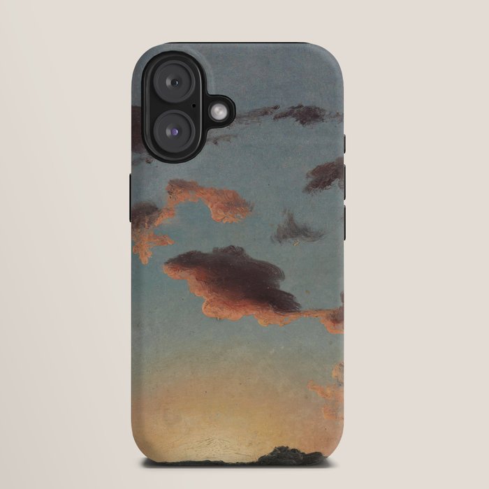 "Cloud Study" by Knud Baade, 1838 iPhone Case
