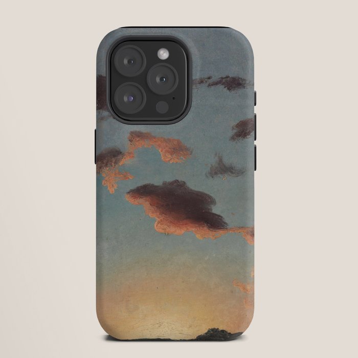 "Cloud Study" by Knud Baade, 1838 iPhone Case