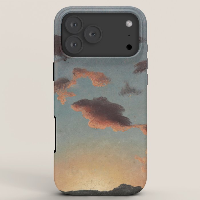 "Cloud Study" by Knud Baade, 1838 iPhone Case