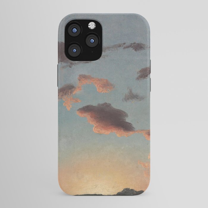 "Cloud Study" by Knud Baade, 1838 iPhone Case