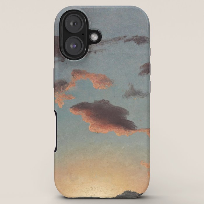 "Cloud Study" by Knud Baade, 1838 iPhone Case