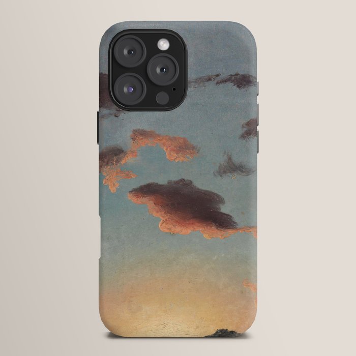 "Cloud Study" by Knud Baade, 1838 iPhone Case