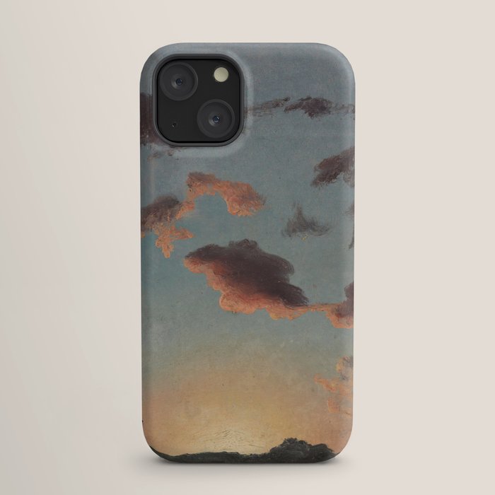 "Cloud Study" by Knud Baade, 1838 iPhone Case
