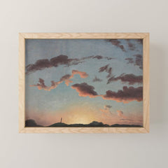 "Cloud Study" by Knud Baade, 1838 Mini Art Print