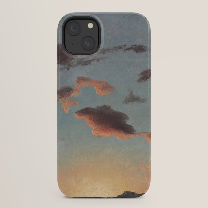 "Cloud Study" by Knud Baade, 1838 iPhone Case