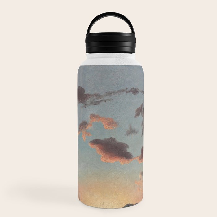 "Cloud Study" by Knud Baade, 1838 Water Bottle