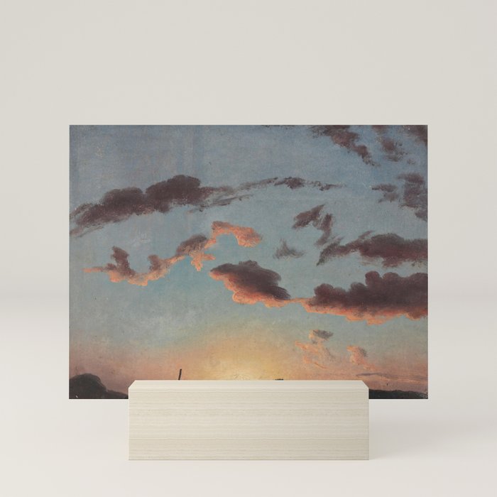 "Cloud Study" by Knud Baade, 1838 Mini Art Print