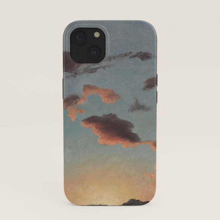"Cloud Study" by Knud Baade, 1838 iPhone Case