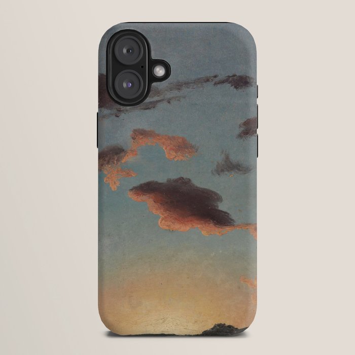 "Cloud Study" by Knud Baade, 1838 iPhone Case