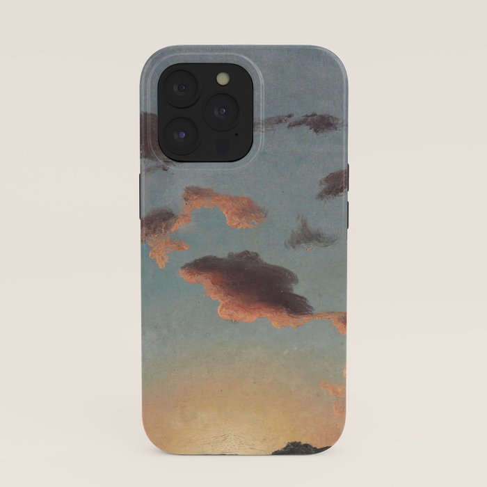 "Cloud Study" by Knud Baade, 1838 iPhone Case