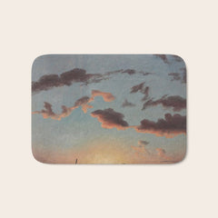 "Cloud Study" by Knud Baade, 1838 Bath Mat