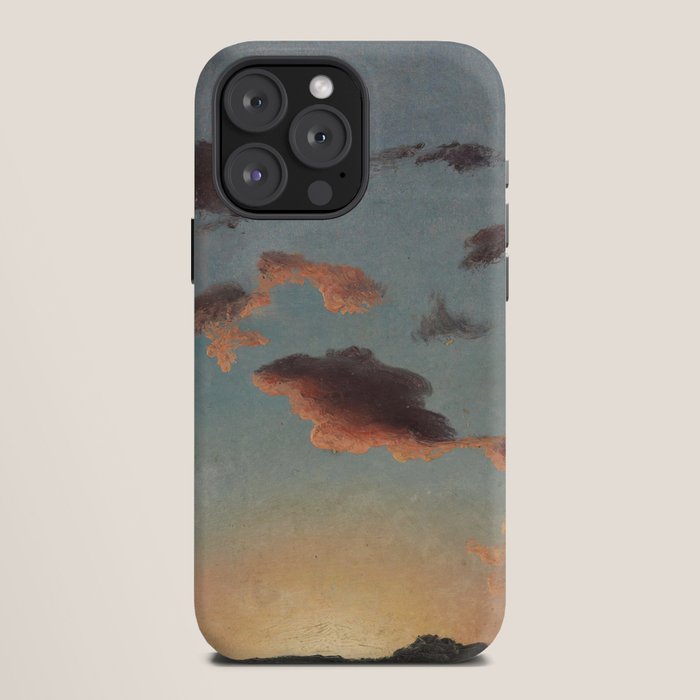 "Cloud Study" by Knud Baade, 1838 iPhone Case