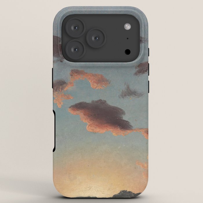 "Cloud Study" by Knud Baade, 1838 iPhone Case