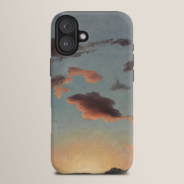 "Cloud Study" by Knud Baade, 1838 iPhone Case
