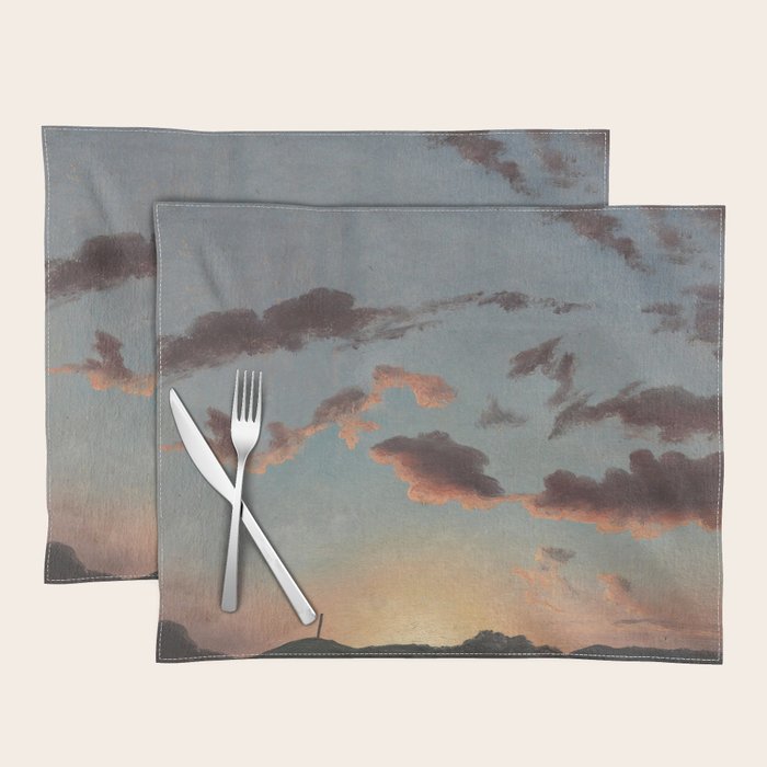 "Cloud Study" by Knud Baade, 1838 Placemat