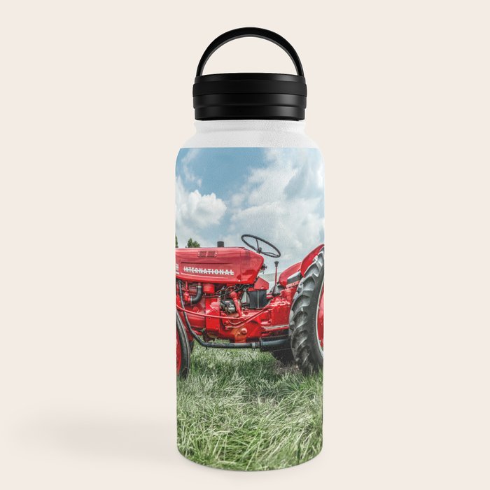 300 Vintage International Harvester Red Tractor Water Bottle