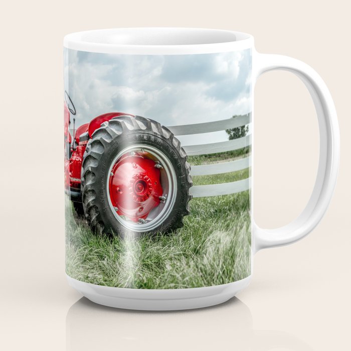300 Vintage International Harvester Red Tractor Coffee Mug