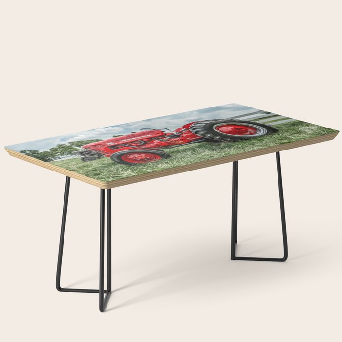 300 Vintage International Harvester Red Tractor Coffee Table