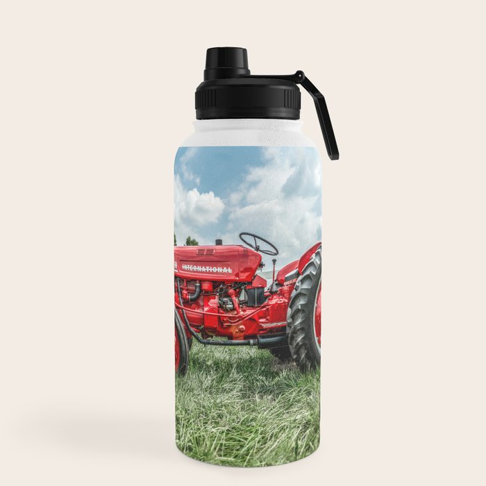 300 Vintage International Harvester Red Tractor Water Bottle