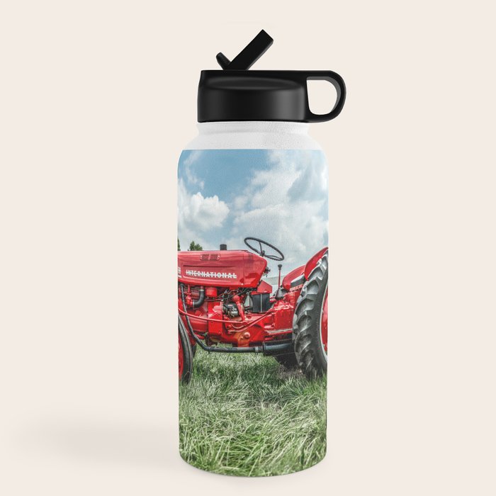 300 Vintage International Harvester Red Tractor Water Bottle