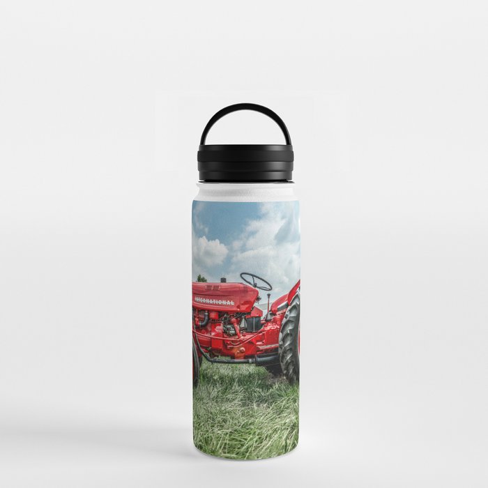 300 Vintage International Harvester Red Tractor Water Bottle