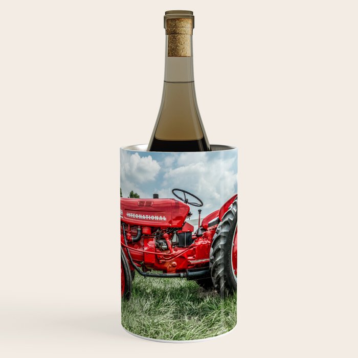 300 Vintage International Harvester Red Tractor Wine Chiller