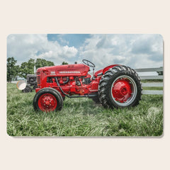 300 Vintage International Harvester Red Tractor Cutting Board