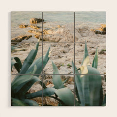 A few steps from the ocean | Fine art Croatia travel photography print | Coastal sea wall art Wood Wall Art