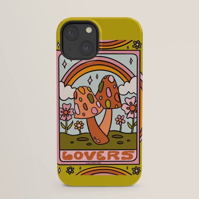 6. The Lovers Mushroom iPhone Case