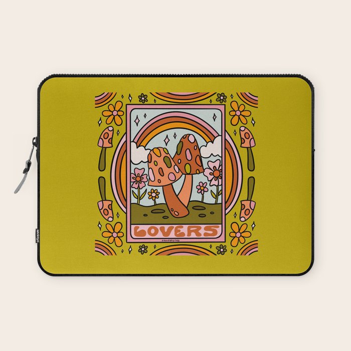 6. The Lovers Mushroom Laptop Sleeve