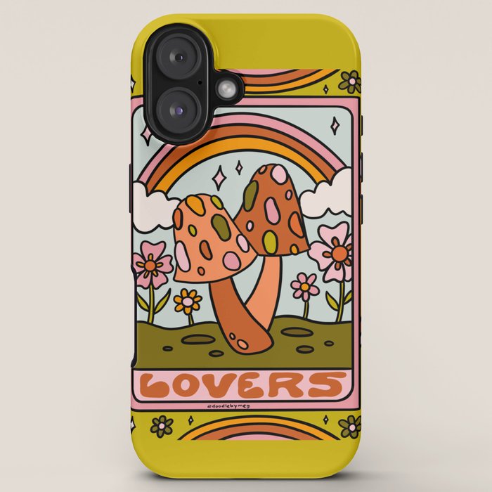6. The Lovers Mushroom iPhone Case