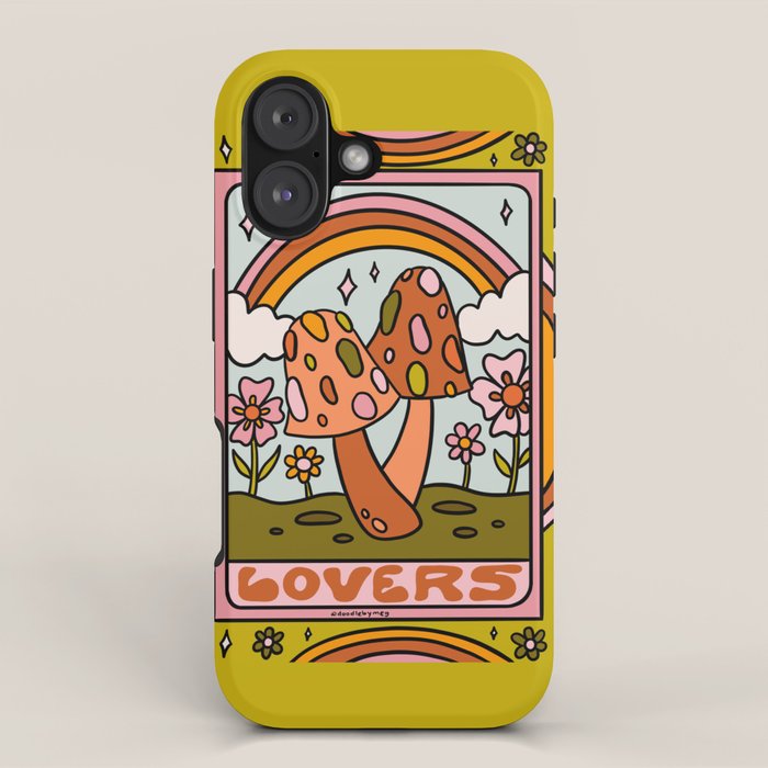 6. The Lovers Mushroom iPhone Case