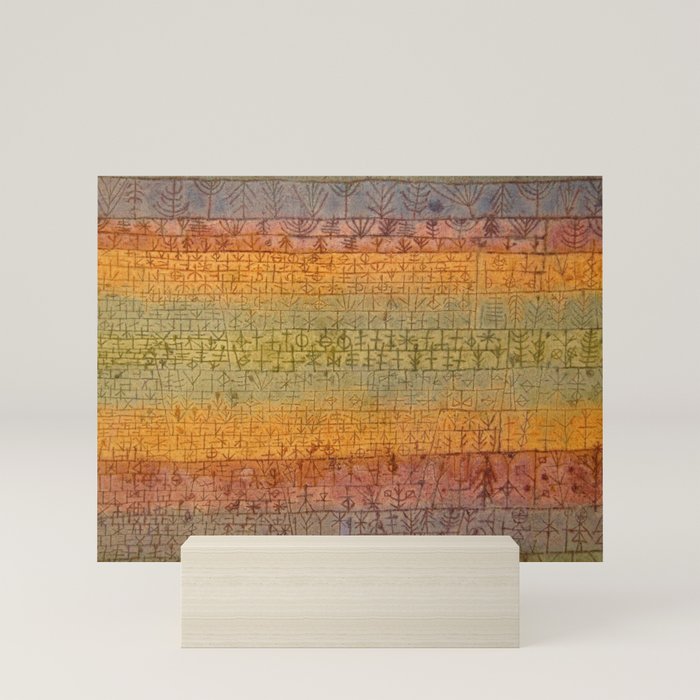 "Tree Nursery" by Paul Klee (1929) Mini Art Print