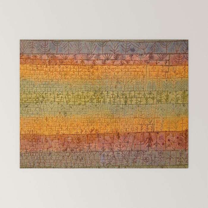 "Tree Nursery" by Paul Klee (1929) Mini Art Print