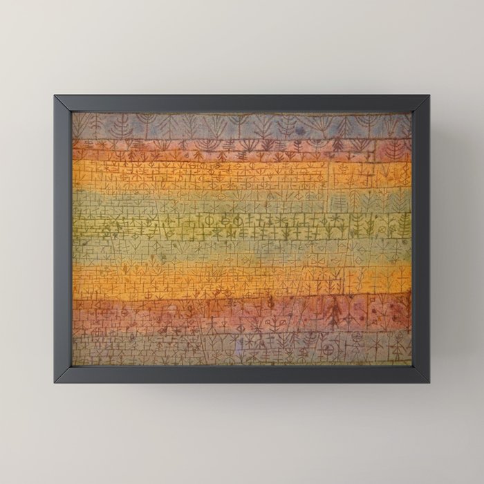 "Tree Nursery" by Paul Klee (1929) Mini Art Print