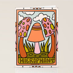 5. The Hierophant Mushroom Stationery Card