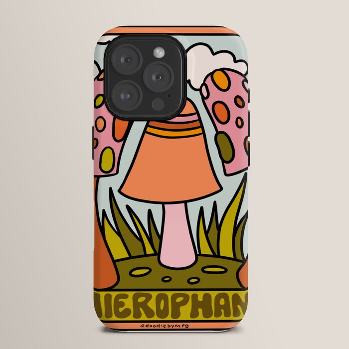 5. The Hierophant Mushroom iPhone Case
