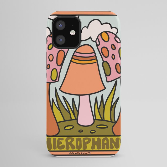 5. The Hierophant Mushroom iPhone Case