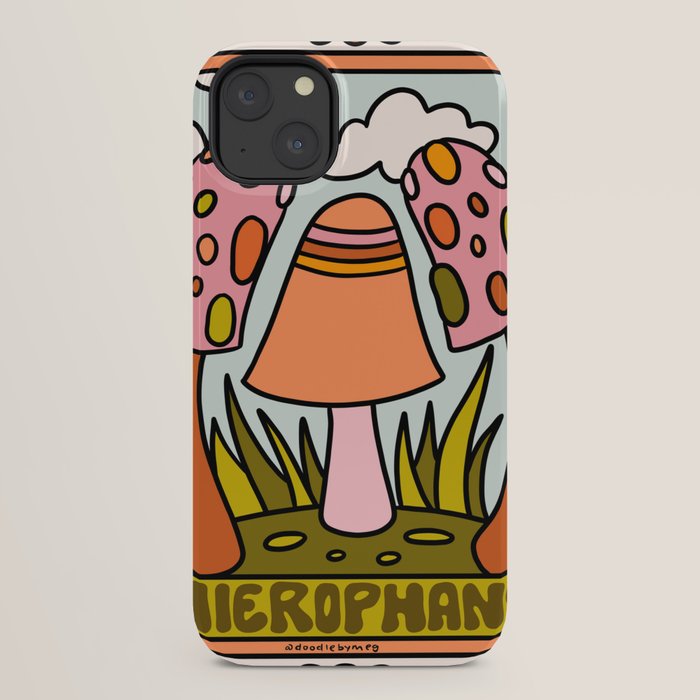 5. The Hierophant Mushroom iPhone Case
